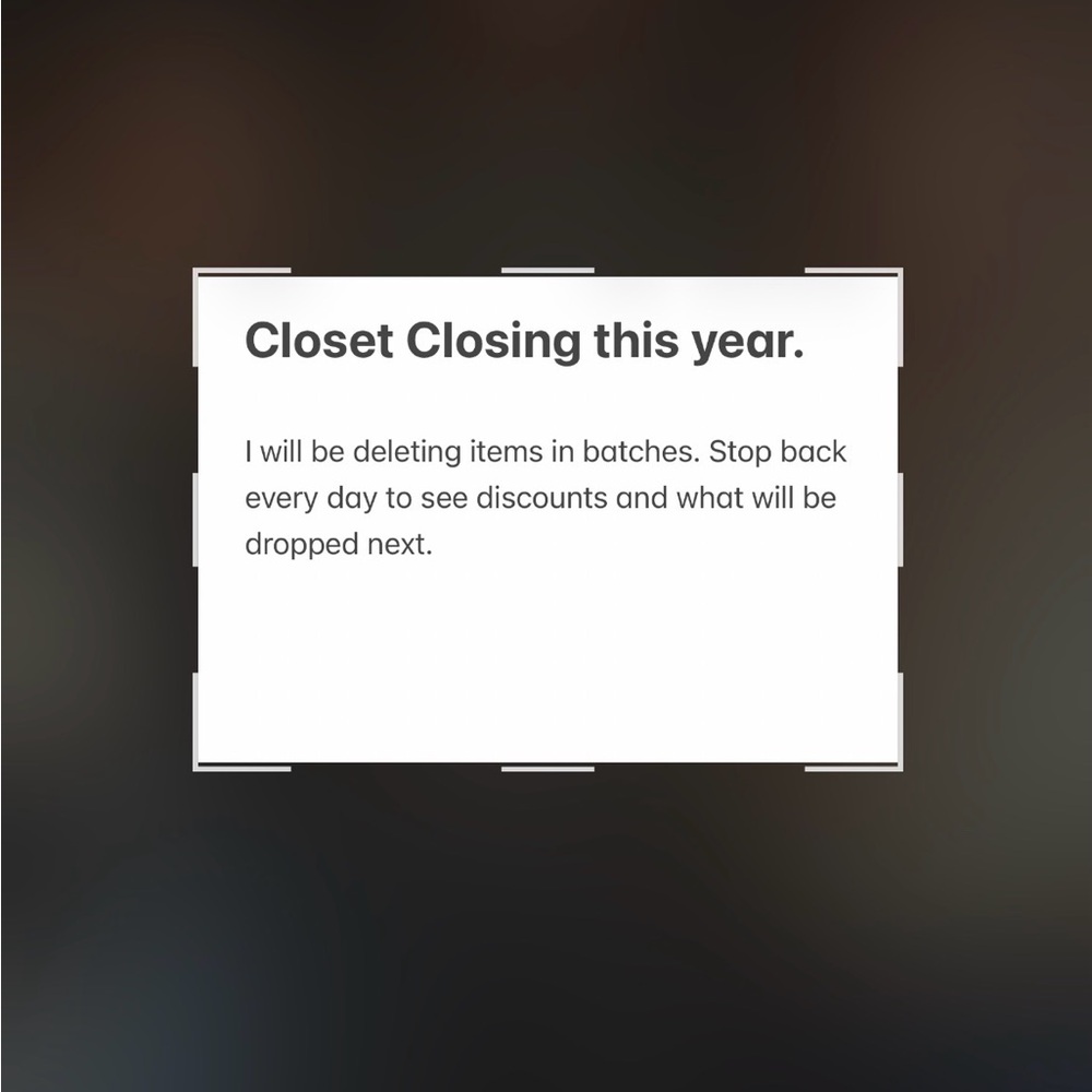 Shop Closing Sale - Everything Must Go